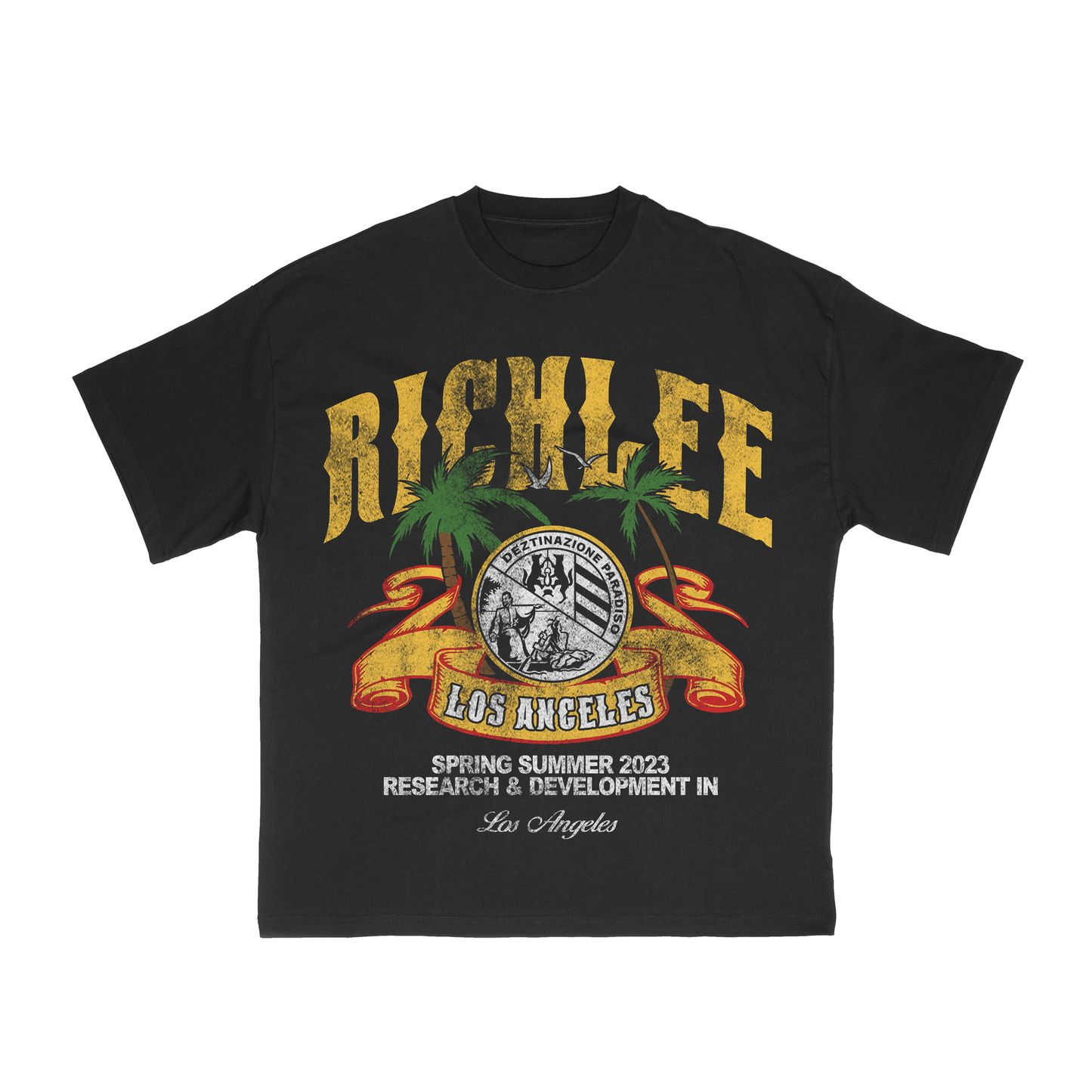 Summer In LA Tee- Black