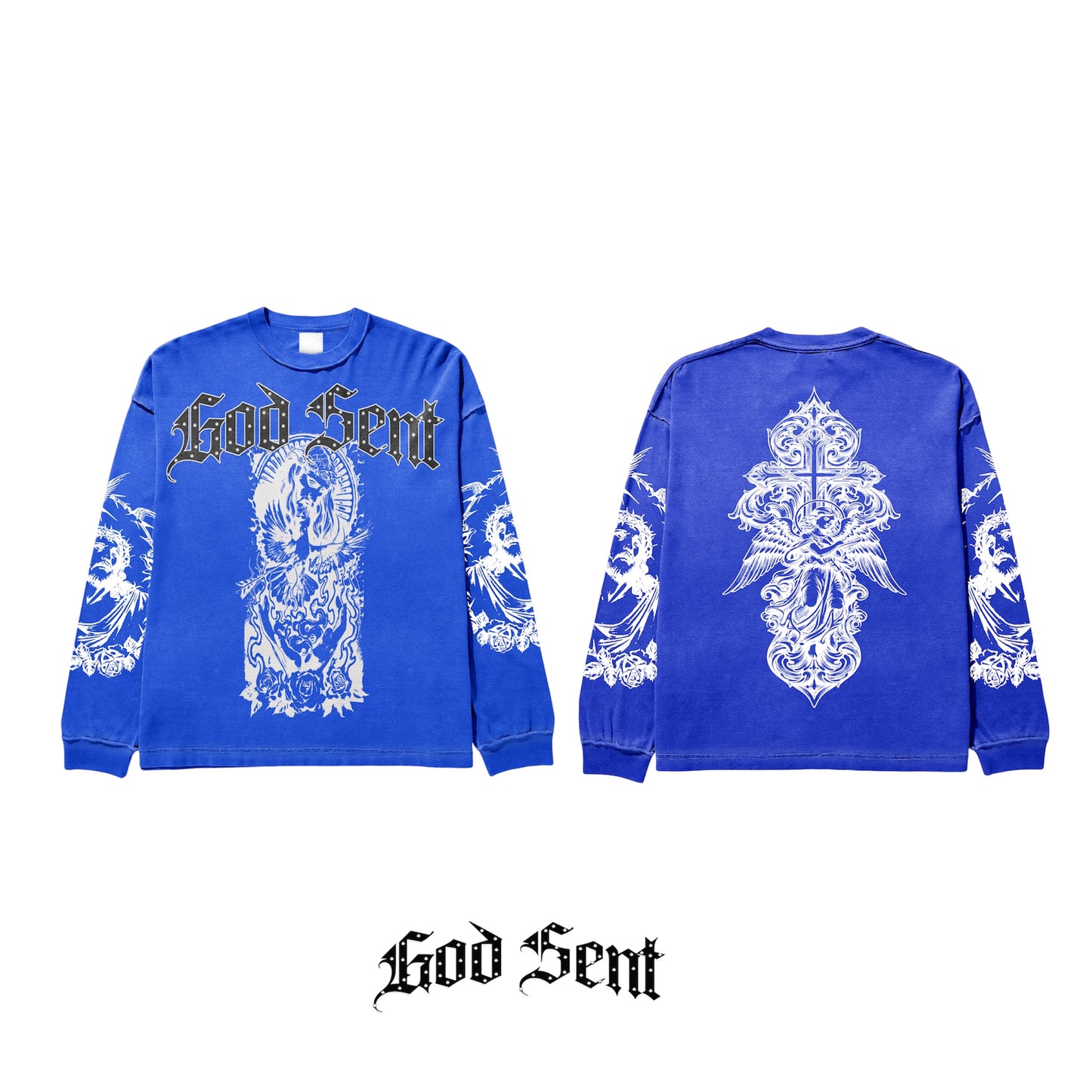 God Sent Long Sleeve (Blue)