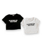 RICH TEARS CROPPED TEE-BLACK