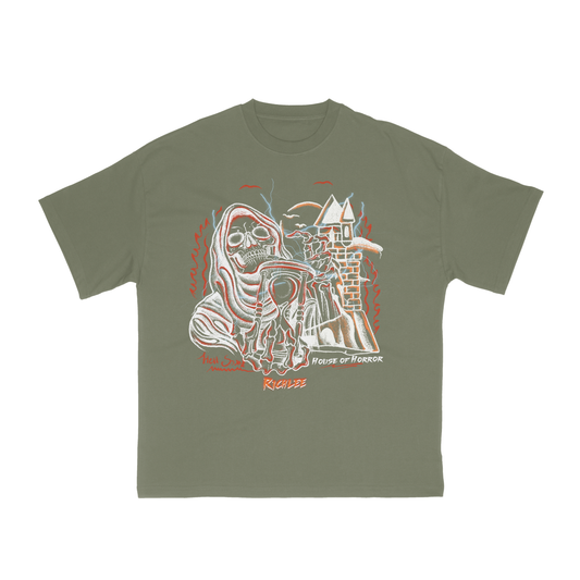 House of Horror Tee- Green
