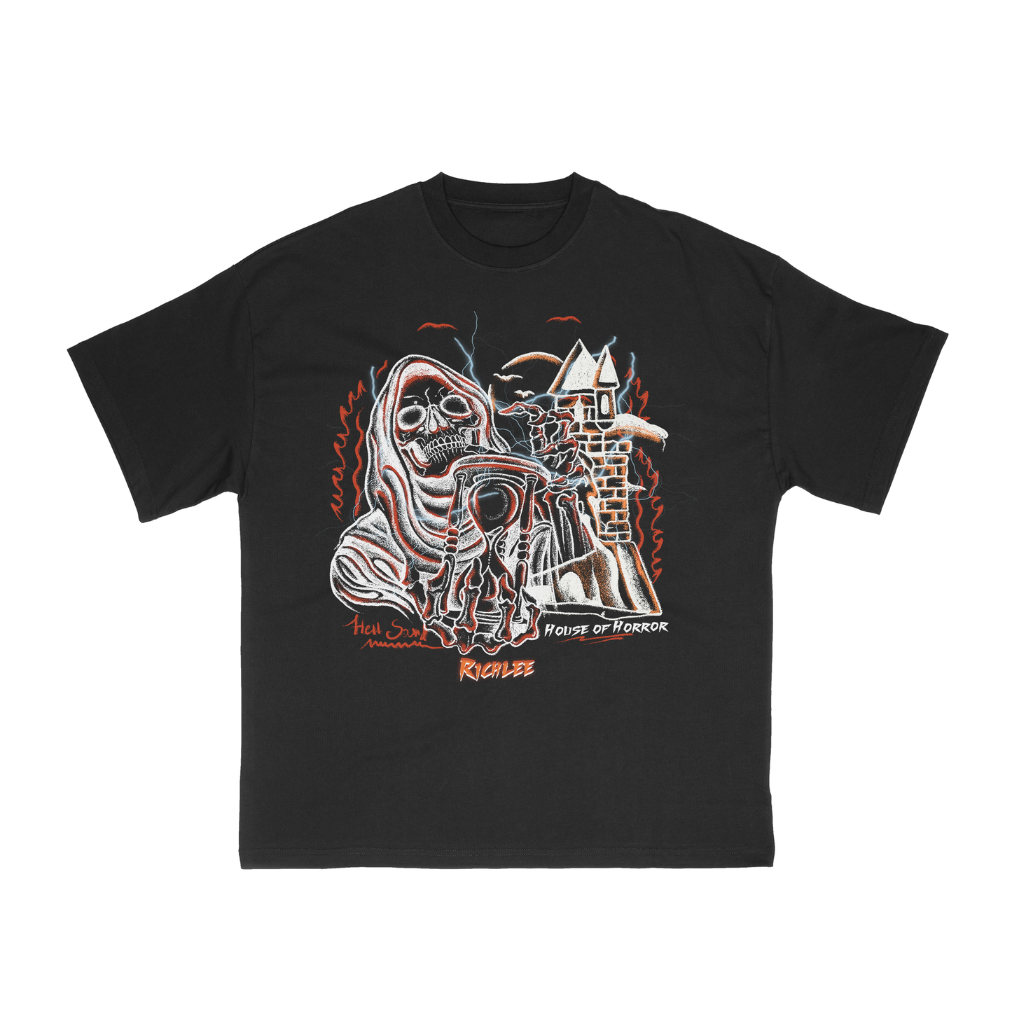 House of Horror Tee- Black