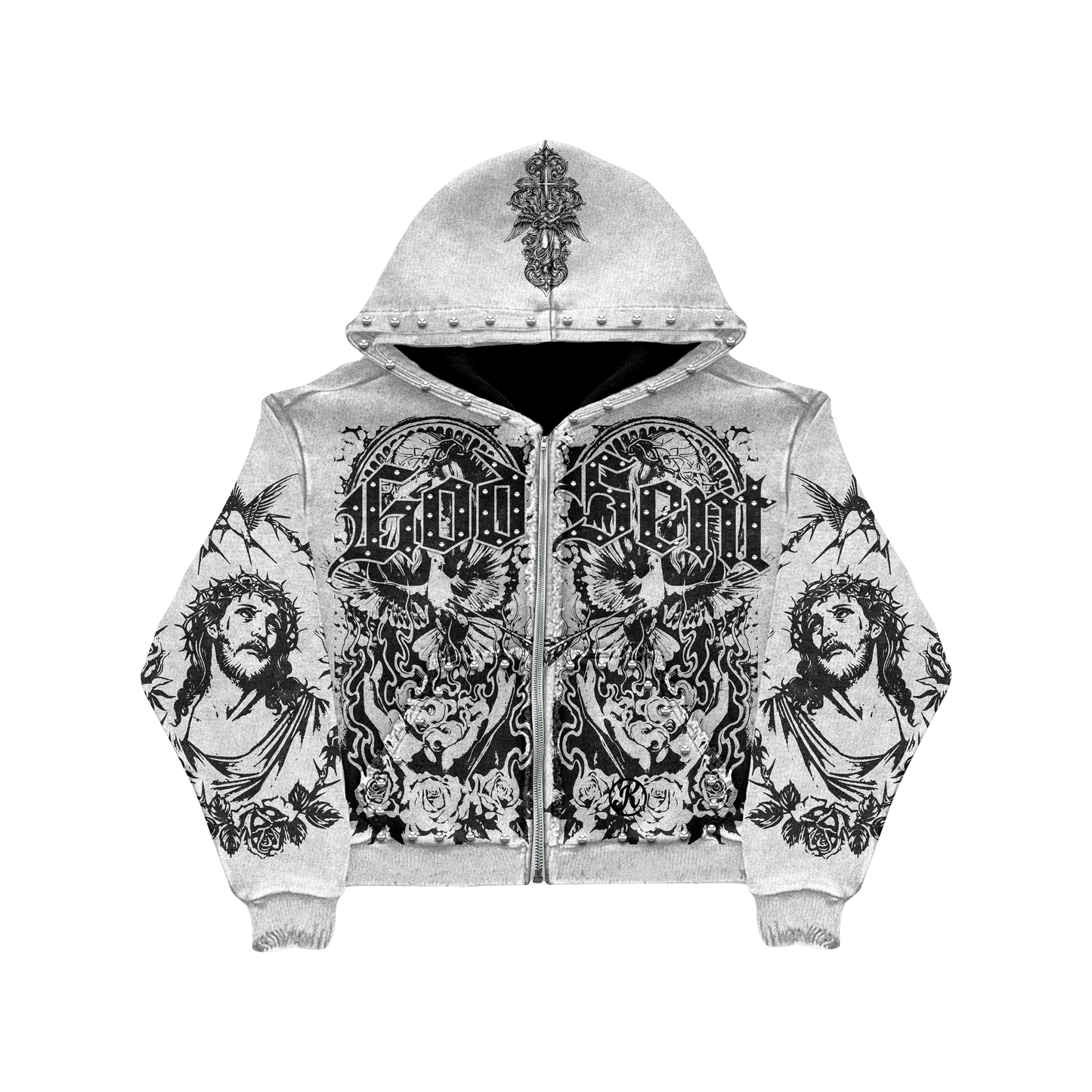 God Sent Zip Up Hoodie
