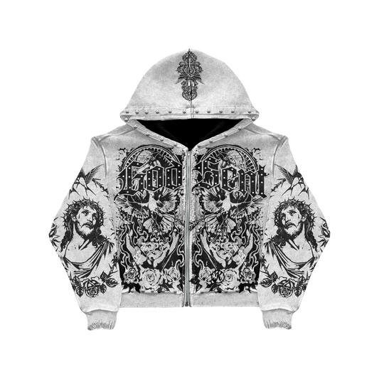 God Sent Zip Up Hoodie