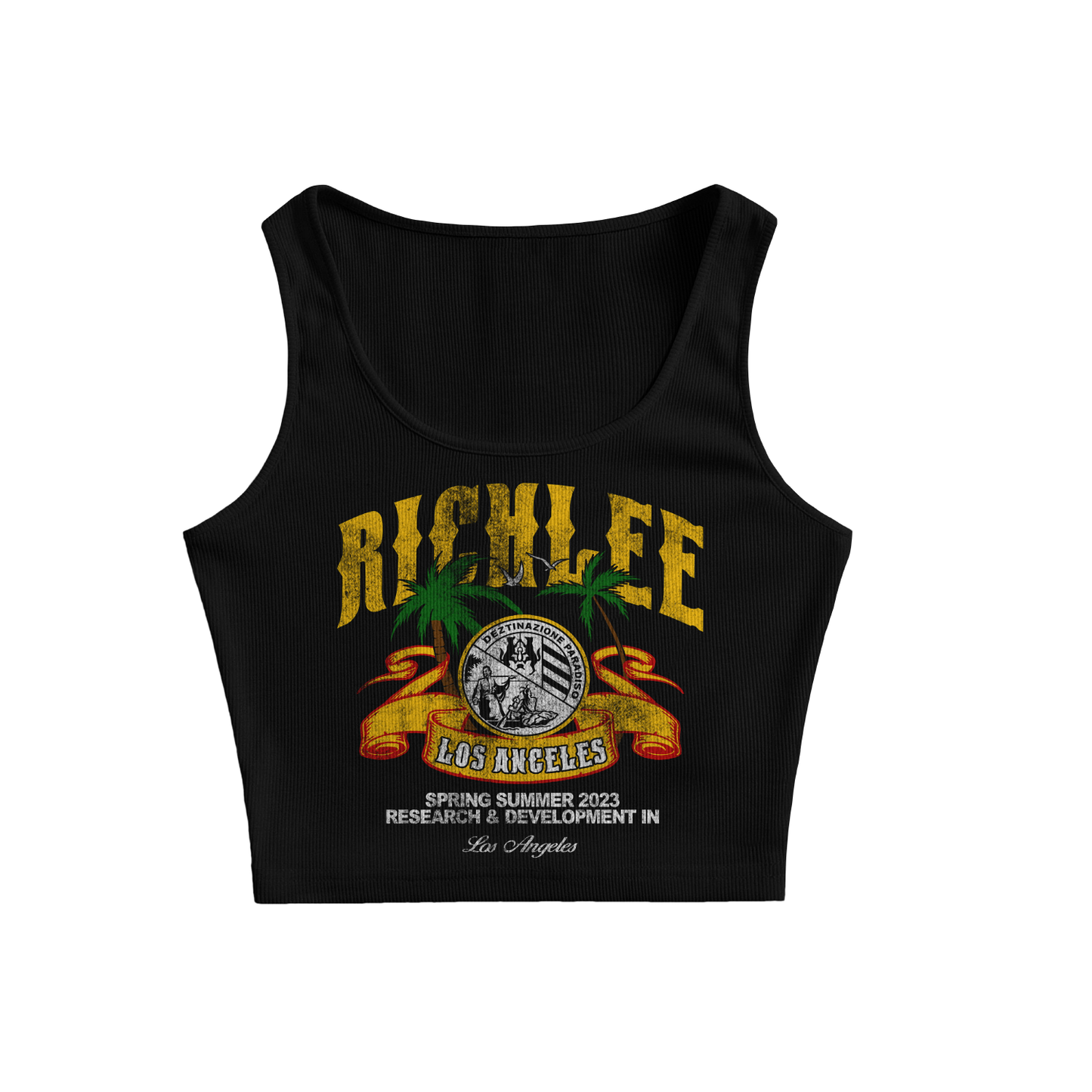 Summer In LA Tank- Black