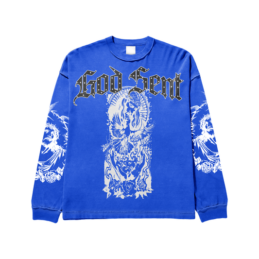 God Sent Long Sleeve (Blue)