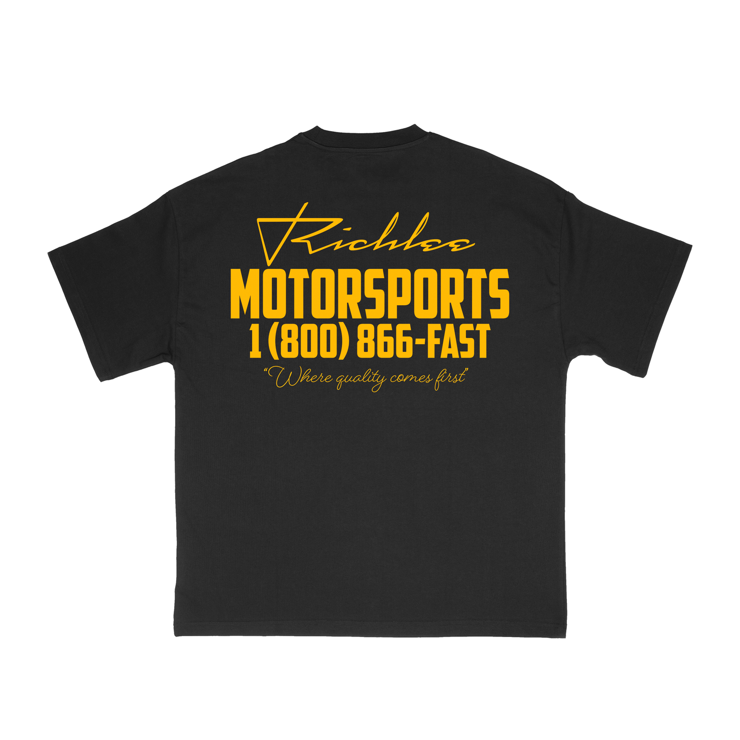 VINTAGE MOTORSPORT T-SHIRT - BLACK