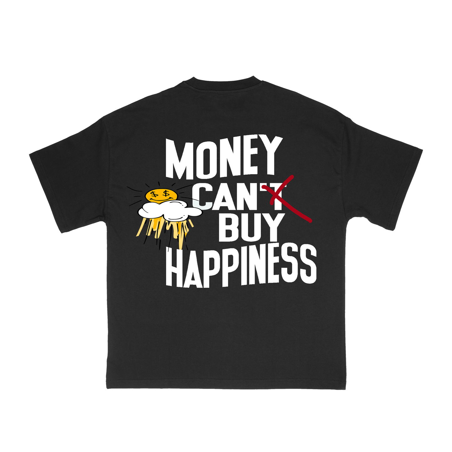 Money Can't Buy T Shirt- Black