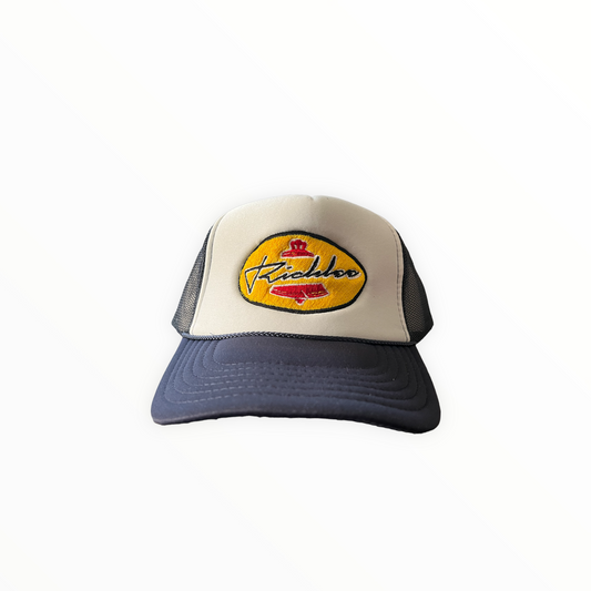 Motorsport Trucker Hat- Navy/White