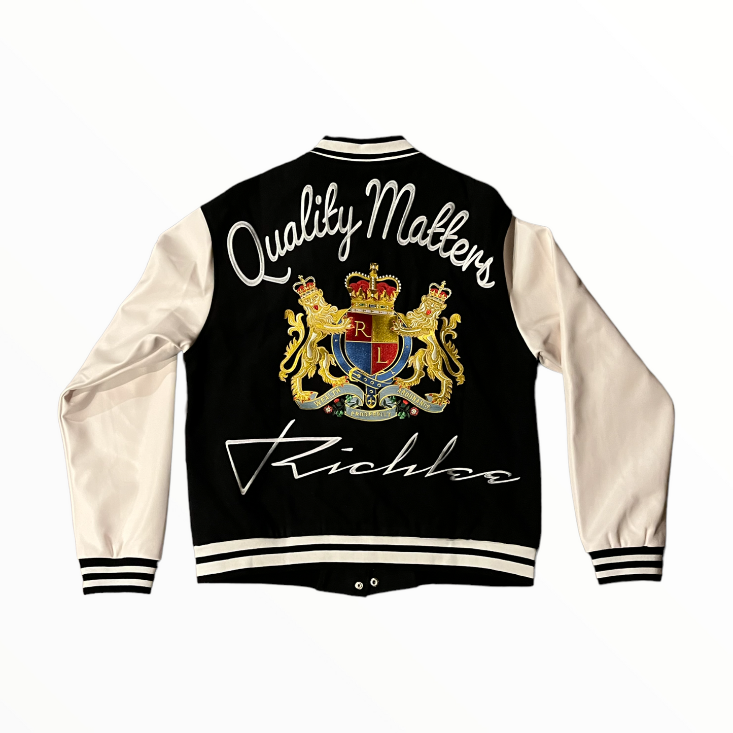 Quality Matters Letterman Jacket